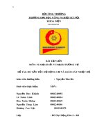 Bài tập lớn môn Vi mạch số - Vi mạch tương tự: Đo tần tốc độ động cơ và giám sát nhiệt độ