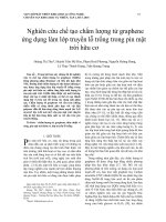 Nghiên cứu chế tạo chấm lượng tử graphene ứng dụng làm lớp truyền lỗ trống trong pin mặt trời hữu cơ