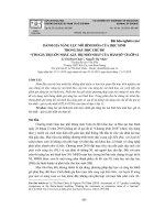 Đánh giá năng lực mô hình hóa của học sinh trong dạy học chủ đề “tìm giá trị lớn nhất, giá trị nhỏ nhất của hàm số” ở lớp 12