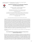 Statistical evaluation of classification diagrams for altered igneous rocks