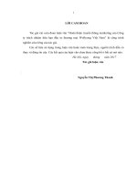 luận văn thạc sĩ hoàn thiện truyền thông marketing của công ty trách nhiệm hữu hạn đầu tư thương mại wollyong việt nam 