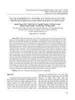 Kết quả nghiên cứu về động lực trầm tích lơ lửng trong mùa khô tại vùng biển ven bờ cửa sông Hậu
