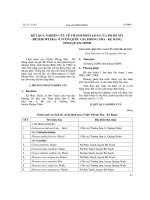 Kết quả nghiên cứu về thành phần loài của bộ bọ xít (Heteroptera) ở vườn quốc gia Phong Nha – Kẻ Bàng, tỉnh Quảng Bình