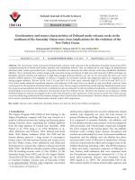 Geochemistry and source characteristics of Dehsard mafic volcanic rocks in the southeast of the Sanandaj–Sirjan zone, Iran: Implications for the evolution of the Neo-Tethys Ocean