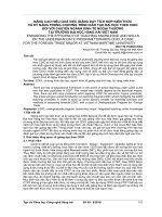 Nâng cao hiệu quả việc giảng dạy tích hợp kiến thức và kỹ năng trong chương trình đào tạo đại học theo CDIO đối với chuyên ngành kinh tế ngoại thương tại trường Đại học Hàng hải Việt Nam