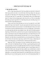 Tóm tắt Luận văn Thạc sĩ Ngân hàng: Nâng cao chất lượng dịch vụ tín dụng tại Vietinbank – Chi nhánh Quang Minh