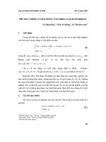 Phương trình vi tích phân Volterra loại Hyperbolic