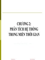 Bài giảng Tín hiệu và hệ thống: Chương 2 - ThS. Đinh Thị Thái Mai