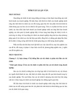 Tóm tắt Luận văn Thạc sĩ Kế toán: Hoàn thiện phân tích báo cáo tài chính tại Tập đoàn Bưu chính Viễn thông Việt Nam