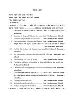 Tóm tắt Luận văn Thạc sĩ Ngân hàng: Hoàn thiện hoạt động tín dụng xuất khẩu tại Ngân hàng Phát triển Việt Nam