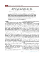 Khai thác một số nội dung thực tiễn trong dạy học nội dung hình học - toán 7