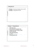 Bài giảng Trường điện từ: Chương 2 - TS. Lương Hữu Tuấn