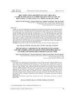 Biến thiên nồng độ ôzôn mặt đất theo mùa và mối tương quan của ôzôn mặt đất với các yếu tố khí tượng và tiền chất của ôzôn tại Quảng Ninh