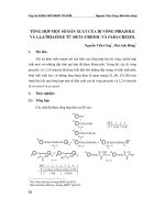 Tổng hợp một số dẫn xuất của dị vòng Pirazole và 1,2,4-Triazole từ Meta-crezol và Para-crezol