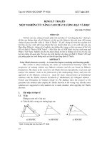 Định lý Thalès một nghiên cứu nâng cao chất lượng dạy và học