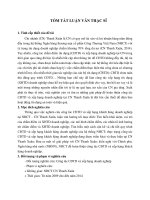 Tóm tắt Luận văn Thạc sĩ Ngân hàng: Hoàn thiện công tác chấm điểm tín dụng và xếp hạng khách hàng doanh nghiệp tại ngân hàng TMCP công thương Việt Nam - chi nhánh Thanh Xuân