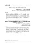 Khảo sát tính chất vật liệu nano Tb(TTA)3 định hướng ứng dụng đánh dấu huỳnh quang y sinh