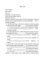 Tóm tắt Luận văn Thạc sĩ Kế toán: Phát triển dịch vụ khách hàng quảng cáo ngoài trời của công ty Cổ phần Truyền thông Tập trung Mặt trời vàng