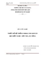 Đồ án tốt nghiệp: Thiết kế hệ thống ĐHKK cho khách sạn Biển Ngọc - Sơn Trà, Đà Nẵng