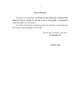 luận văn thạc sĩ Kế toán chi phí, doanh thu và kết quả kinh doanh tại Công ty cổ phần Tư vấn đầu tư mỏ và công nghiệp – Vinacomin