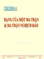 Bài giảng Toán 2: Chương 4 - ĐH Bách khoa TP. HCM