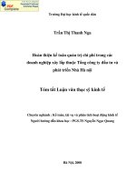 Tóm tắt Luận văn Thạc sĩ Kế toán: Hoàn thiện kế toán quản trị chi phí trong các doanh nghiệp xây lắp thuộc Tổng công ty đầu tư và phát triển Nhà Hà nội