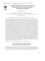 Statistical evaluation of bivariate, ternary and discriminant function tectonomagmatic discrimination diagrams