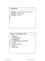 Bài giảng Trường điện từ: Chương 3 - TS. Lương Hữu Tuấn