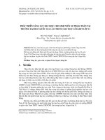 Phát triển năng lực dạy học cho sinh viên sư phạm toán tại trường Đại học Quốc gia Lào trong dạy học lôgarit lớp 11