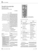 Công nghệ thi công cốp pha nhôm trong nhà cao tầng