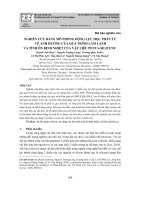 Nghiên cứu bằng mô phỏng đông lực học phân tử về ảnh hưởng của quá trình làm lạnh và tính ổn định nhiệt của vật liệu Penta-Silicene