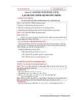 10  chuyên đề đại số 9 giải bài toán bằng cách lập phương trình hệ phương trình ôn thi vào 10 