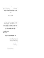 Tóm tắt Luận văn Thạc sĩ Kiến trúc: Khai thác giá trị nghệ thuật đền tháp Chămpa vào thiết kế kiến trúc các công trình công cộng