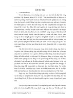 Khóa luận tốt nghiệp Quản trị kinh doanh: Hoạt động logistics trong dịch vụ kho tại công ty TNHH một thành viên ICD Tân Cảng - Sóng Thần