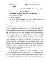 Bài thu hoạch Kết quả học tập Nghị quyết hội nghị Trung ương 4 khóa XII