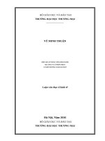 luận văn thạc sĩ hiệu quả sử dụng vốn kinh doanh của công ty cổ phần nhựa và môi trường xanh an phát 