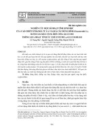 Nghiên cứu một số hoạt tính sinh học của cao chiết ethanol từ lá và quả cây đủng đỉnh (Caryota mitis L.). đánh giá khả năng điều hòa glucose thông qua hoạt tính ức chế enzyme α-glucosidase