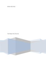 Sách bài tập quang phổ hấp thụ và phát xạ nguyên tử