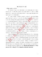 Khóa luận tốt nghiệp: Phân tích tình hình tiêu thụ mặt hàng phân bón NPK tại Công Ty Cổ Phần Secpentin và Phân Bón Thanh Hóa