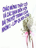 Bài thuyết trình: Phân tích nguyên nhân gây tranh chấp lao động, đình công từ phía người sử dụng lao động, doanh nghiệp