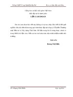 Báo cáo thực tập tốt nghiệp: Một số giải pháp hoàn thiện xây dựng chiến lược kinh doanh tại Công ty Cổ phần Thương mại Đầu tư và Xây dựng Thái Sơn