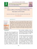 A review on efficacy of weed management methods in onion