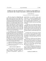 Nghiên cứu mức độ ảnh hưởng của vi khuẩn lam bị nhiễm các loại thuốc trừ cỏ khác nhau đến cá trong hệ sinh thái nước