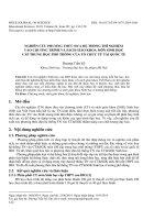 Nghiên cứu phương thức đưa hệ thống thí nghiệm vào chương trình và sách giáo khoa môn Sinh học cấp trung học phổ thông của tổ chức tú tài quốc tế