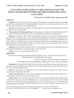 Vạt cơ mác ngắn cuống xa: Một chọn lựa thay thế trong che phủ khuyết hổng mô mềm 1/3 dưới cẳng chân và cổ chân