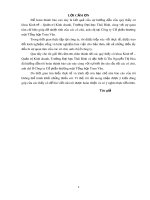 Đề tài: Nâng cao chất lượng nguồn nhân lực tại Công ty Cổ phần thương mại Tổng hợp Toan Vân