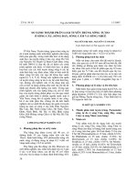 So sánh thành phần loài tuyến trùng sống tự do ở sông Cầu, sông Đáy, sông Gấm và sông Nhuệ
