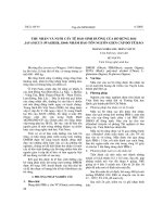Thu nhận và nuôi cấy tế bào sinh dưỡng của bò rừng Bos Javanicus (Wagrer, 1844) nhằm bảo tồn nguồn gien cấp độ tế bào