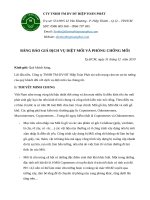 HIỆP TOÀN PHÁT  báo giá dịch vụ diệt mối bằng phương pháp phun hóa chất agenda 