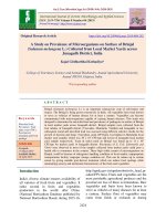 A study on prevalence of microorganisms on surface of Brinjal (Solanum melongena L.) collected from local market yards across Junagadh district, India